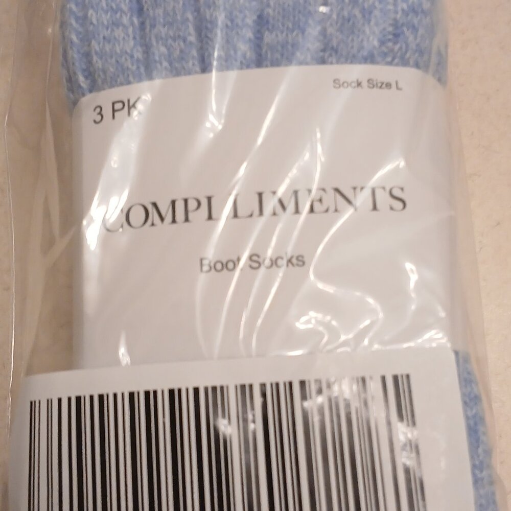Womens 3 Pack of Super Soft Boot Socks